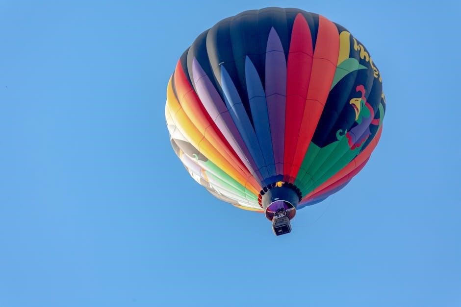 hot air balloon template printable pdf