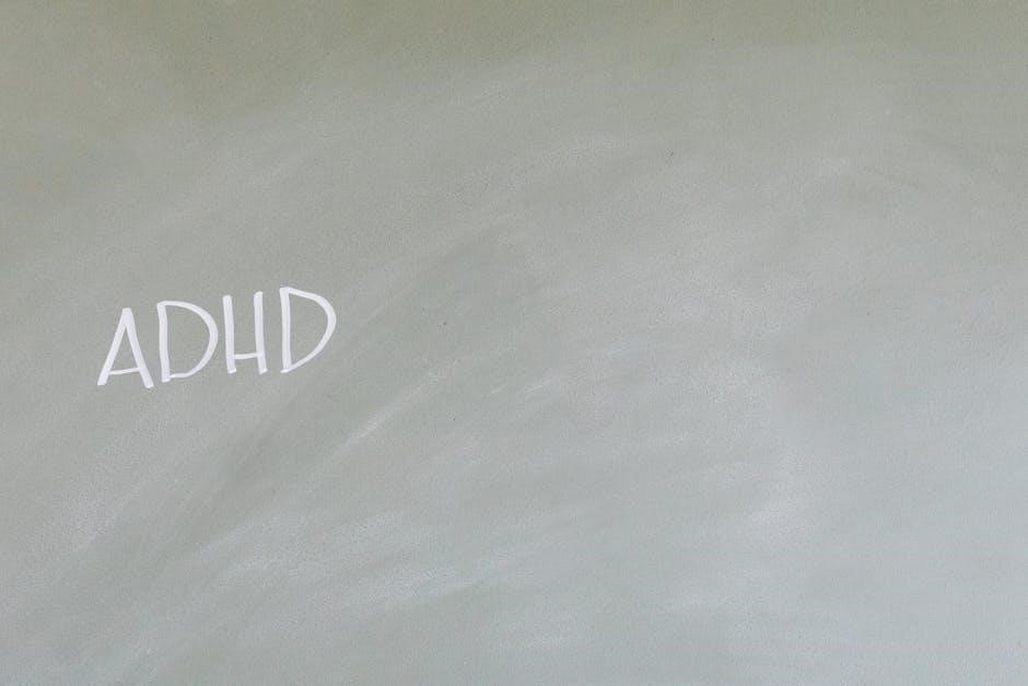 adhd worksheets for child pdf